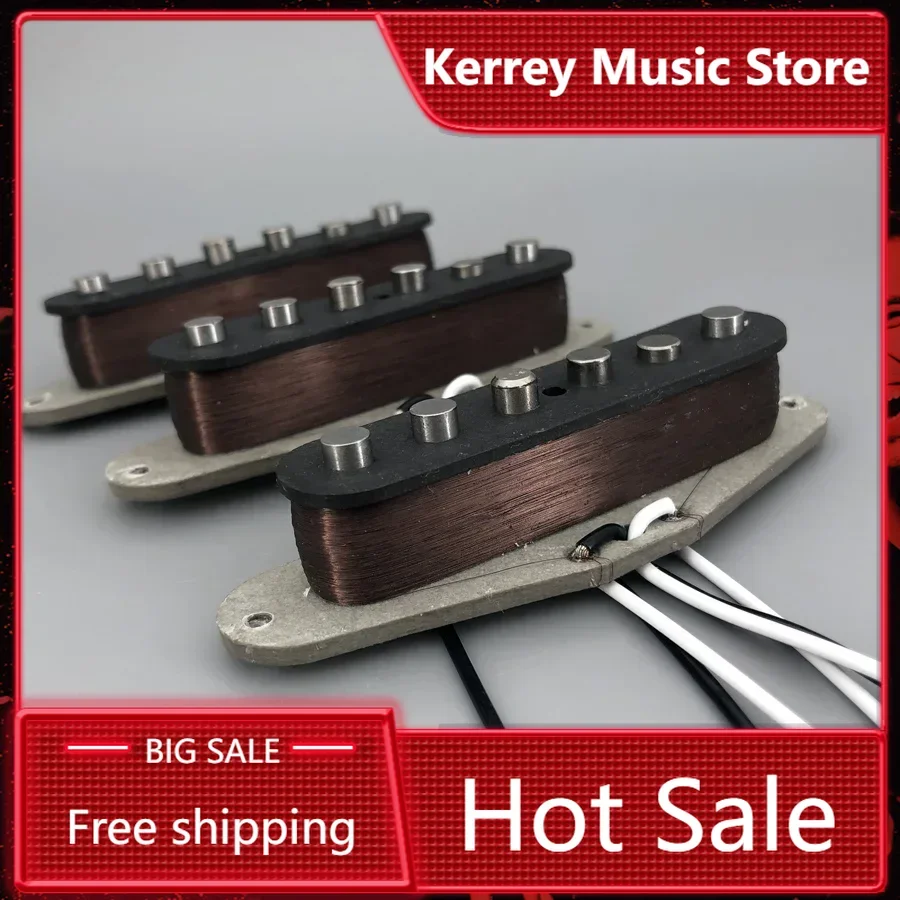 Hot Sale--"Vintage V70 SSS Pickups – Handwound Alnico 5 Single Coils (Grey Bottom,)"
Hot Sale--"Vintage V70 SSS Pickups – Handwound Alnico 5 Single Coils (Grey Bottom,)"