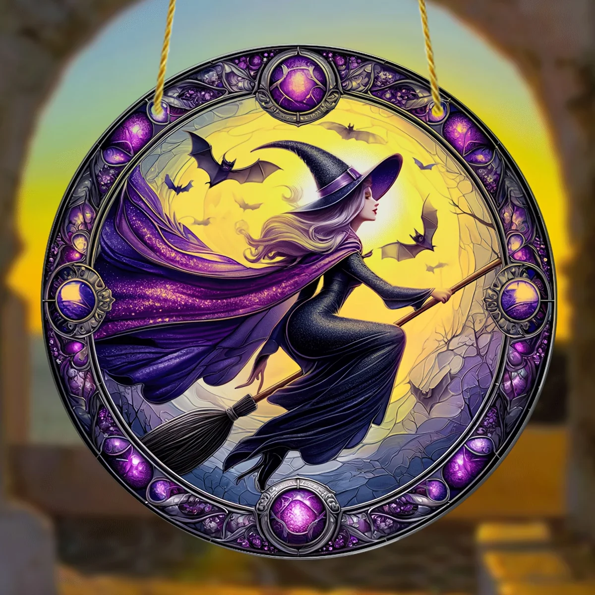 Classic Acrylic Witch Window Hanger:Perfect for Halloween Decor,Party,Year-Round Home Décor, Home, Room,Garden,Festive Party
Classic Acrylic Witch Window Hanger:Perfect for Halloween Decor,Party,Year-Round Home Décor, Home, Room,Garden,Festive Party