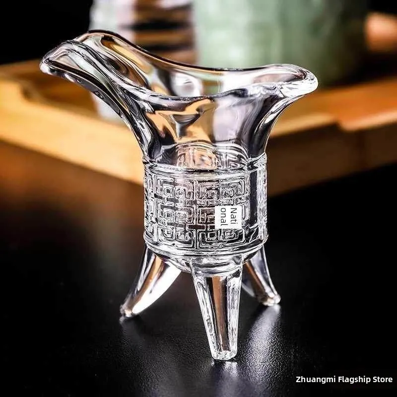Creative Crystal Glass King Cup Marquis Cup Ancient Chinese Style White Wine Glass Tri-legged Copper Pot Shape Antibacterial
Creative Crystal Glass King Cup Marquis Cup Ancient Chinese Style White Wine Glass Tri-legged Copper Pot Shape Antibacterial