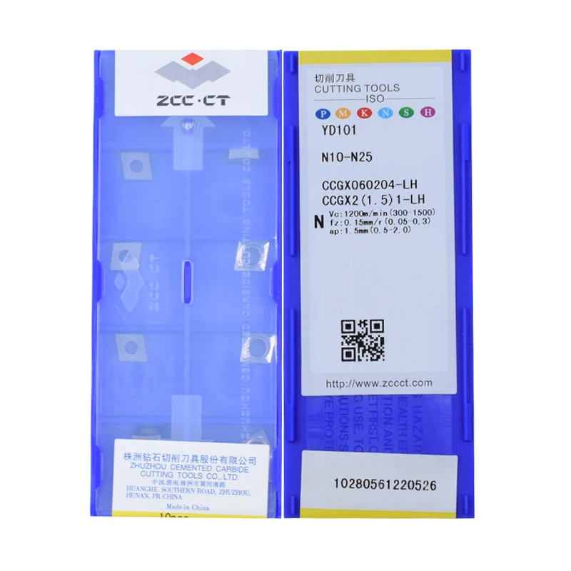 Original ZCCCT CCGX060204-LH YD101 YBG102 carbide insert for CNC cutting Tools
Original ZCCCT CCGX060204-LH YD101 YBG102 carbide insert for CNC cutting Tools