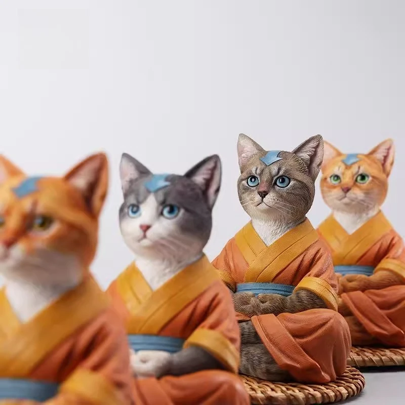 JXK262 1/6 Scale Airbender Cat Figurine with Rattan Cushion Resin Cat Model for 12'' Desktop Hobbies Decorations Handicrafts
JXK262 1/6 Scale Airbender Cat Figurine with Rattan Cushion Resin Cat Model for 12'' Desktop Hobbies Decorations Handicrafts