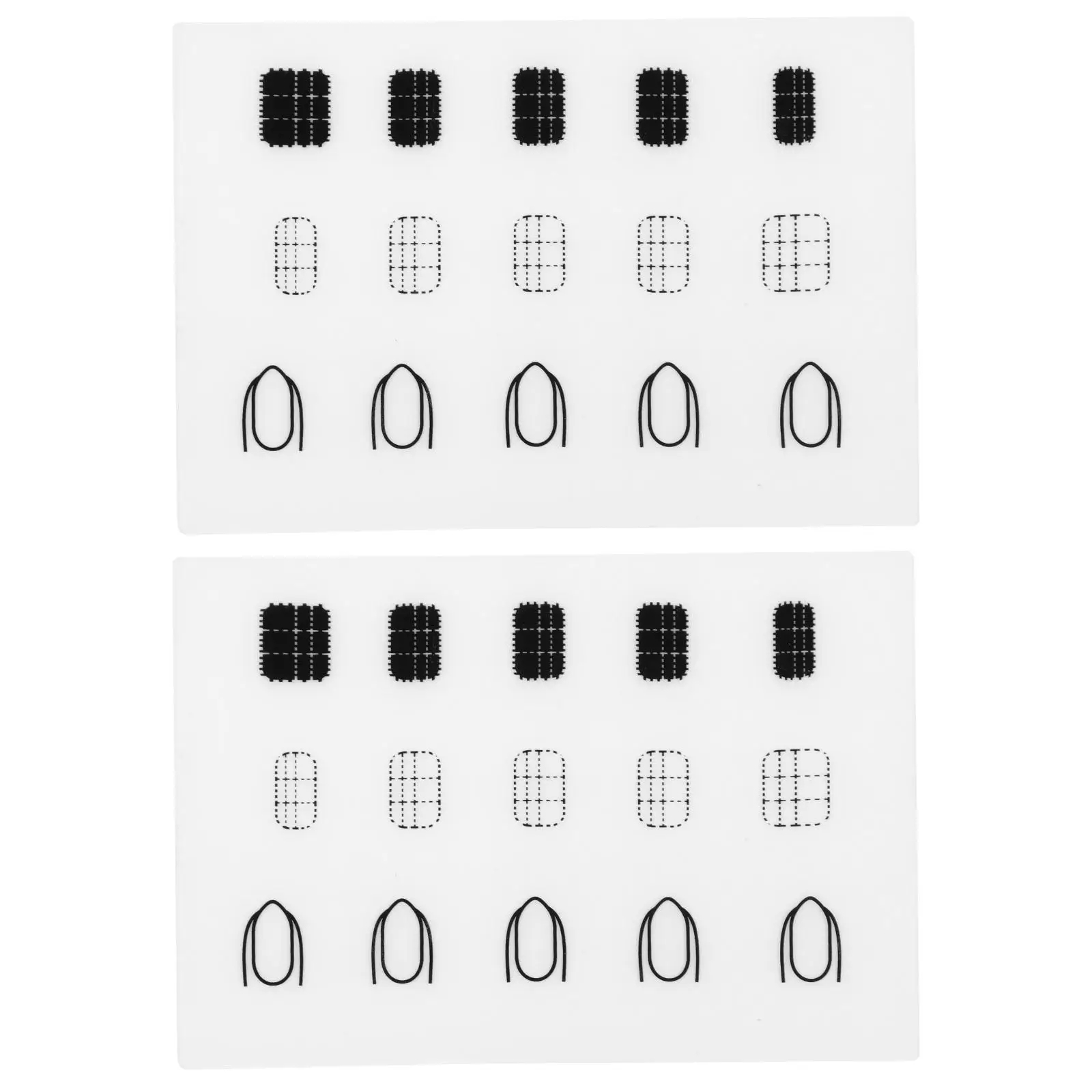 2 Pcs Silicone Mat Nail Pillow Training - Stamping Plate Salon Decor Small for Practice Tools
2 Pcs Silicone Mat Nail Pillow Training - Stamping Plate Salon Decor Small for Practice Tools