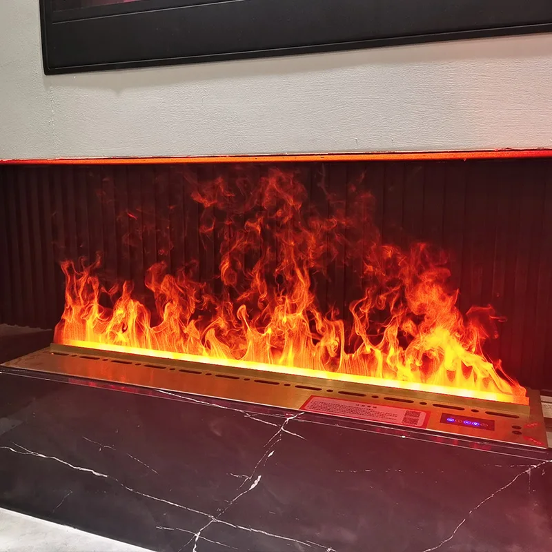 3D Atomized Fireplace With Colorful Steam Flame ECO Decorative Customized Mist Intelligent Indoor Electric Water Vapor Fireplace
3D Atomized Fireplace With Colorful Steam Flame ECO Decorative Customized Mist Intelligent Indoor Electric Water Vapor Fireplace