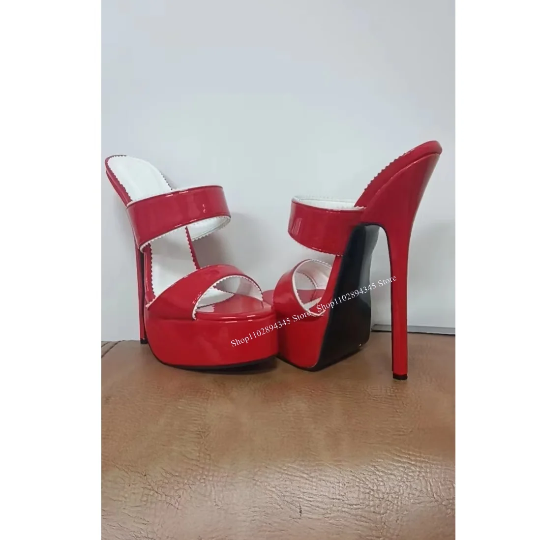 Red Slip On Shallow Platform Slippers Thin High Heel Hollow Fashionable Sexy Cool Summer Big Size Woman Shoes Zapatillas Mujer
Red Slip On Shallow Platform Slippers Thin High Heel Hollow Fashionable Sexy Cool Summer Big Size Woman Shoes Zapatillas Mujer
