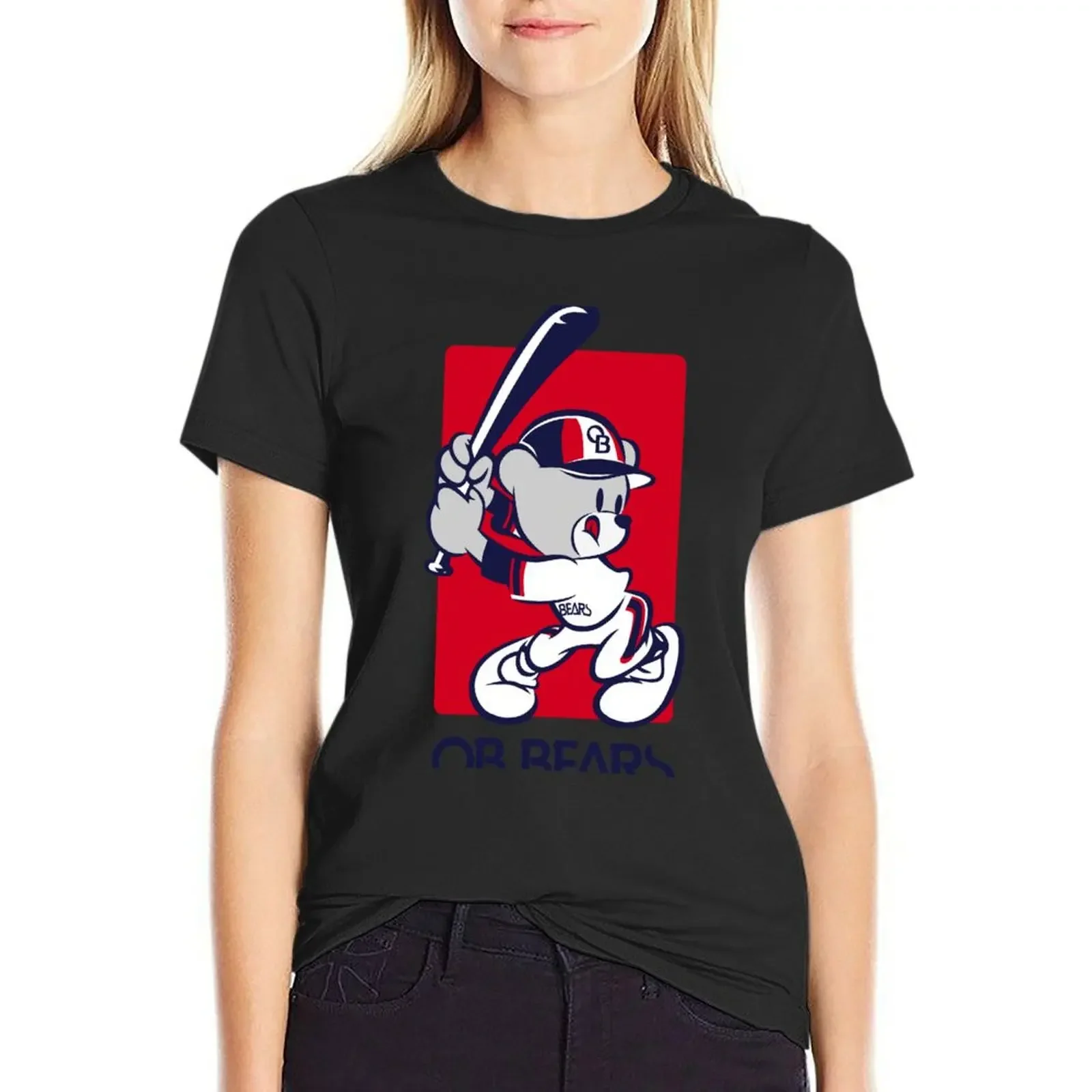 90's Batting OB BEAR T-Shirt heavyweights blanks summer tops luxury designer clothing Women
90's Batting OB BEAR T-Shirt heavyweights blanks summer tops luxury designer clothing Women