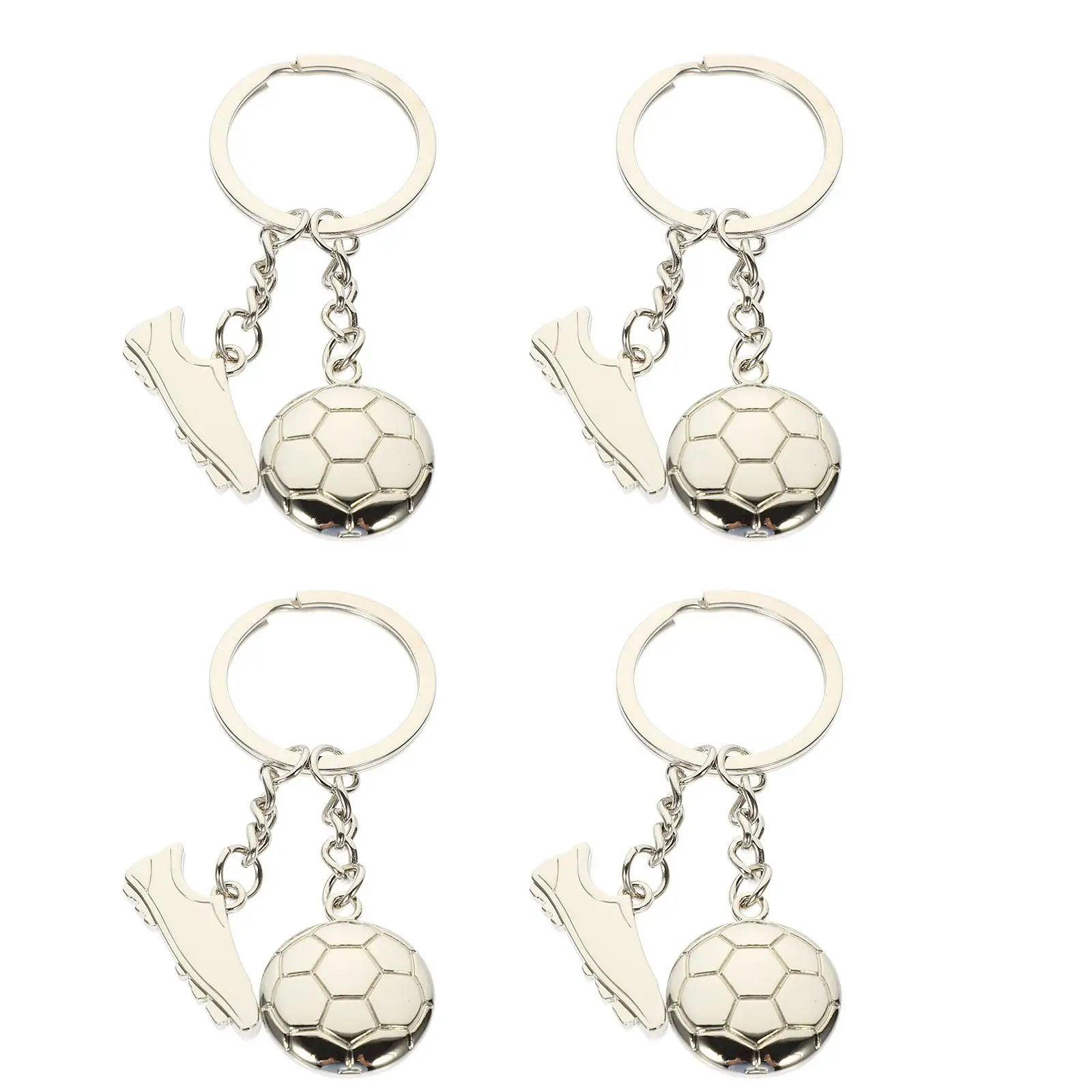 4 Pcs Football Shoe Keychain Zinc Alloy Sports Theme Party Favors Gifts for Soccer Players Mini Hanging Decor Rust Proof
4 Pcs Football Shoe Keychain Zinc Alloy Sports Theme Party Favors Gifts for Soccer Players Mini Hanging Decor Rust Proof
