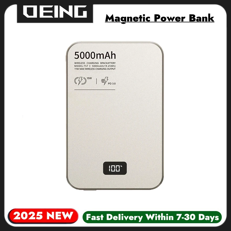 10000mAh Ultra Thin Power Bank Macsafe Powerbank Magnetic Wireless PD20W Fast Charger Portable Battery For iPhone Xiaomi Samsung
10000mAh Ultra Thin Power Bank Macsafe Powerbank Magnetic Wireless PD20W Fast Charger Portable Battery For iPhone Xiaomi Samsung