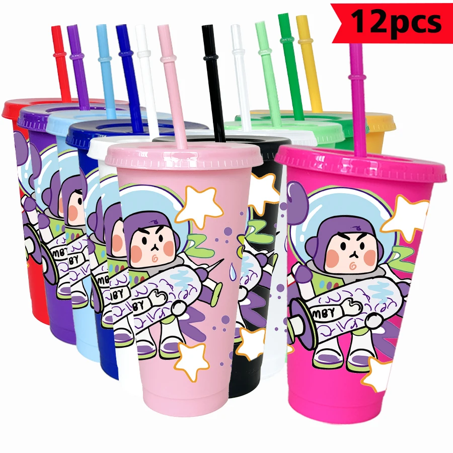 12Pcs/pack Disney Astronaut Star 26oz Colored Plastic Tumbler Birthday Party Drinking Utensils Juice Coffee Mug
12Pcs/pack Disney Astronaut Star 26oz Colored Plastic Tumbler Birthday Party Drinking Utensils Juice Coffee Mug
