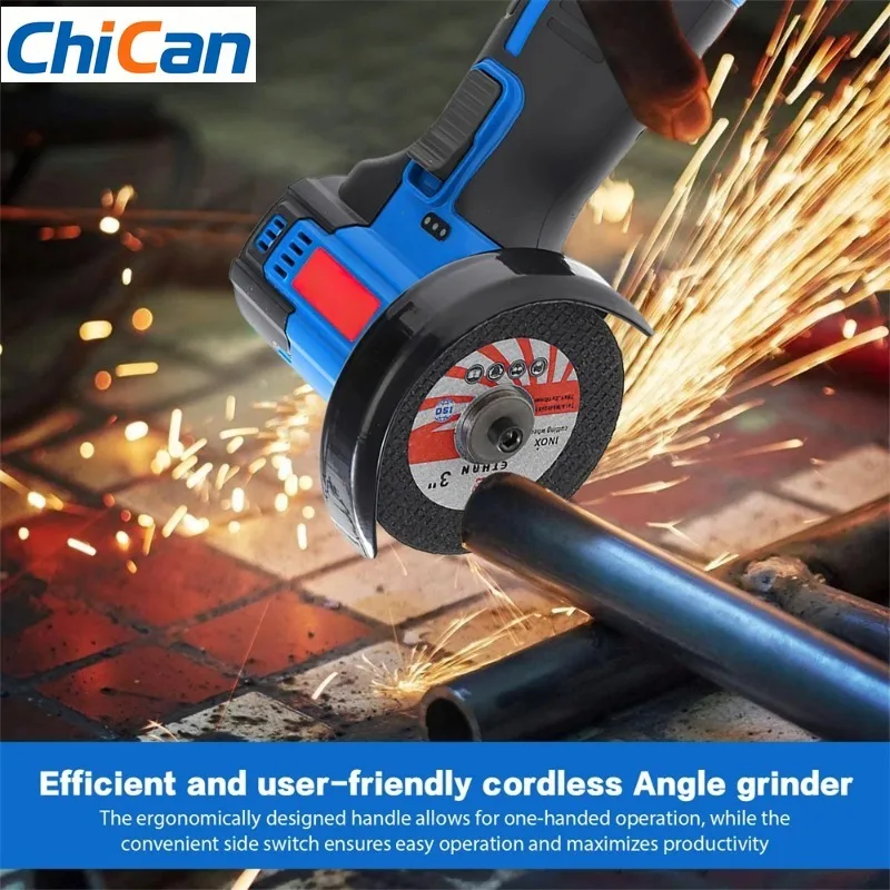 【Upgraded】550W 12V Mini Electric Angle Grinder Handheld Cordless Rechargeable Cutting Grinding Polishing hine With 2PCS Battery
【Upgraded】550W 12V Mini Electric Angle Grinder Handheld Cordless Rechargeable Cutting Grinding Polishing hine With 2PCS Battery