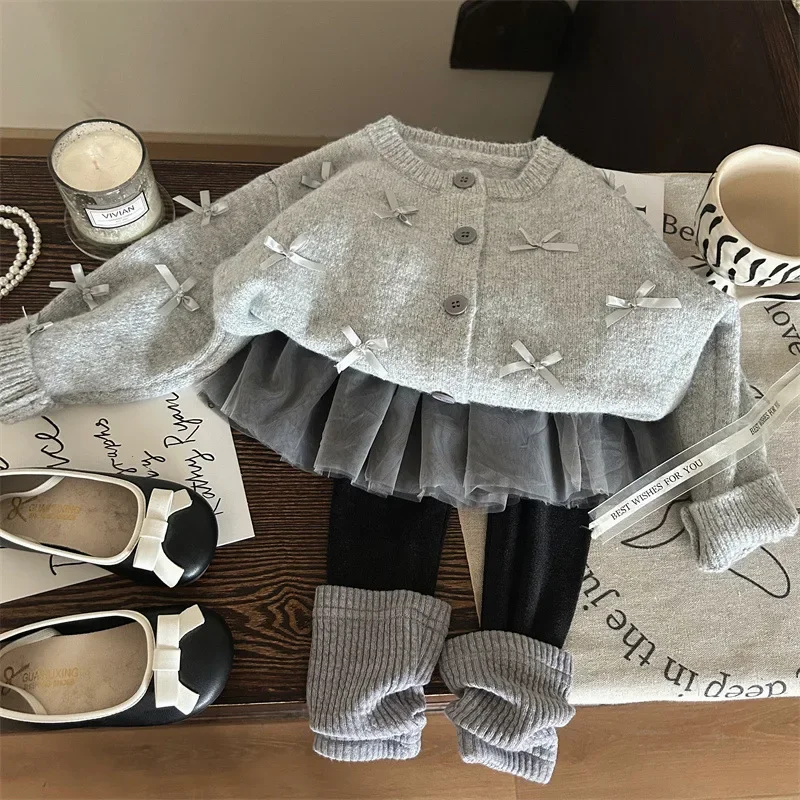 Children's Pile Socks Leggings Two-piece Set TrendyKorean Children's Clothing 2024 New Autumn Girls' Knitted Sweater Knitted
Children's Pile Socks Leggings Two-piece Set TrendyKorean Children's Clothing 2024 New Autumn Girls' Knitted Sweater Knitted