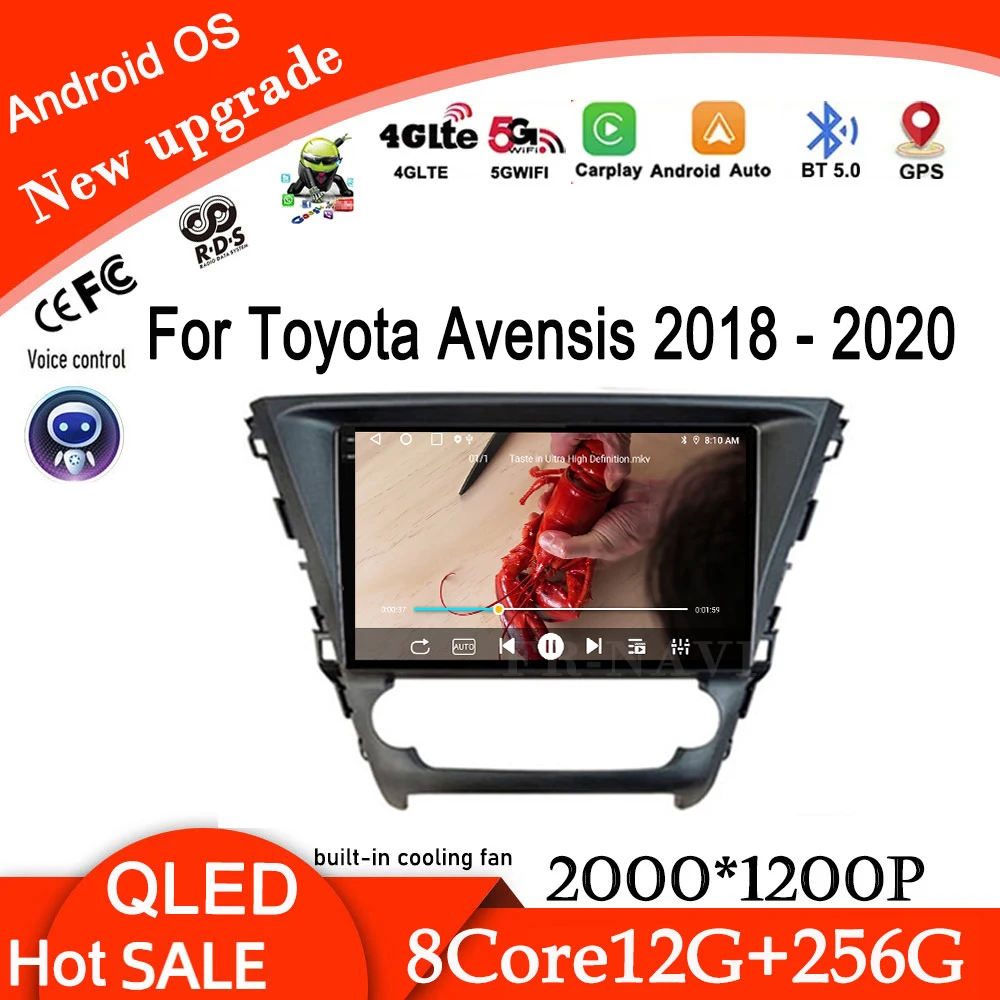 9-дюймовый Android 14 для Toyota Avensis 2018-2020 автомобильный радиоприемник мультимедийный видеоплеер навигационный стерео головное устройство
9-дюймовый Android 14 для Toyota Avensis 2018-2020 автомобильный радиоприемник мультимедийный видеоплеер навигационный стерео головное устройство