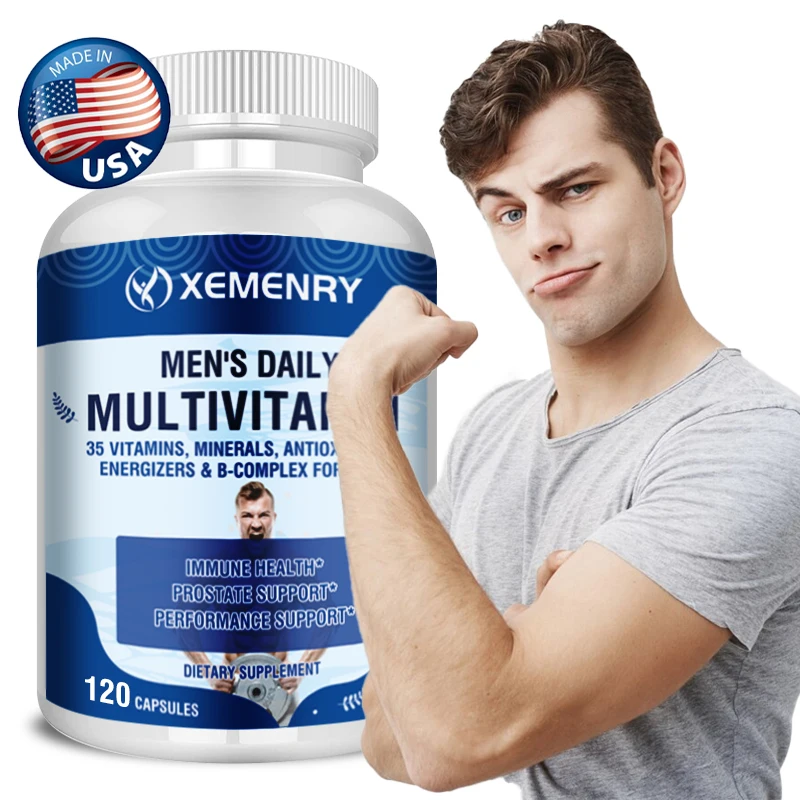 Men's Daily Multivitamin - Antioxidants, Improves Urinary Tract Health, Supports Muscle and Overall Health, Boost Immunity
Men's Daily Multivitamin - Antioxidants, Improves Urinary Tract Health, Supports Muscle and Overall Health, Boost Immunity