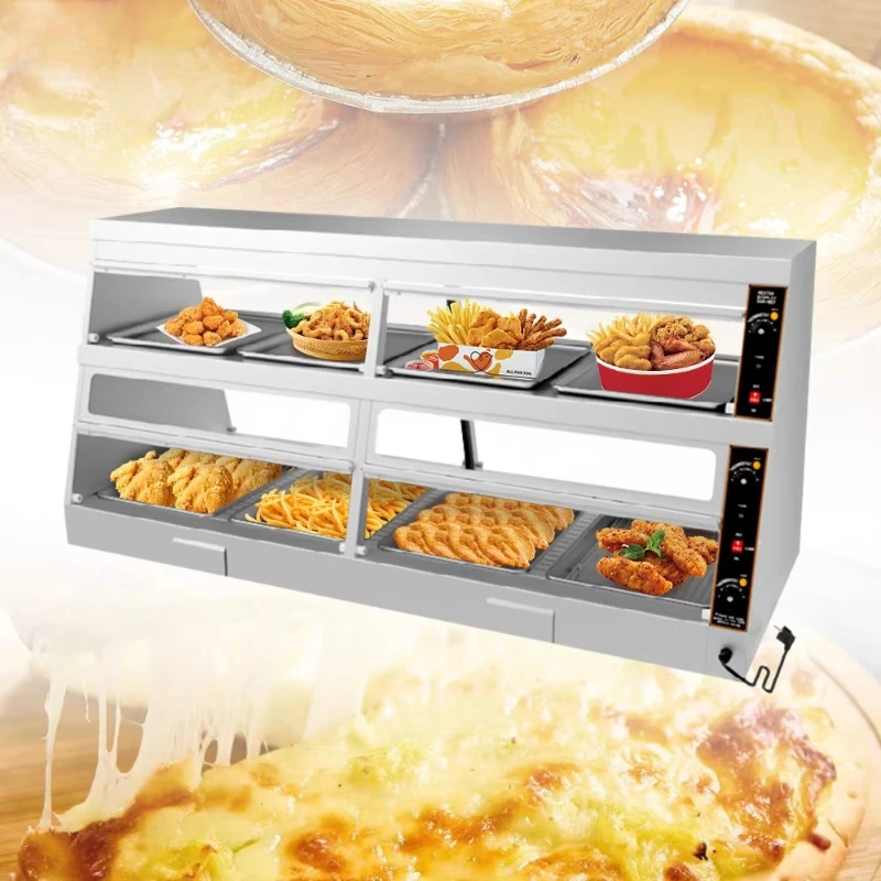 Commercial Food Display Warmer / Warming Showcase / Fried Chicken Warmer Glass Display
Commercial Food Display Warmer / Warming Showcase / Fried Chicken Warmer Glass Display