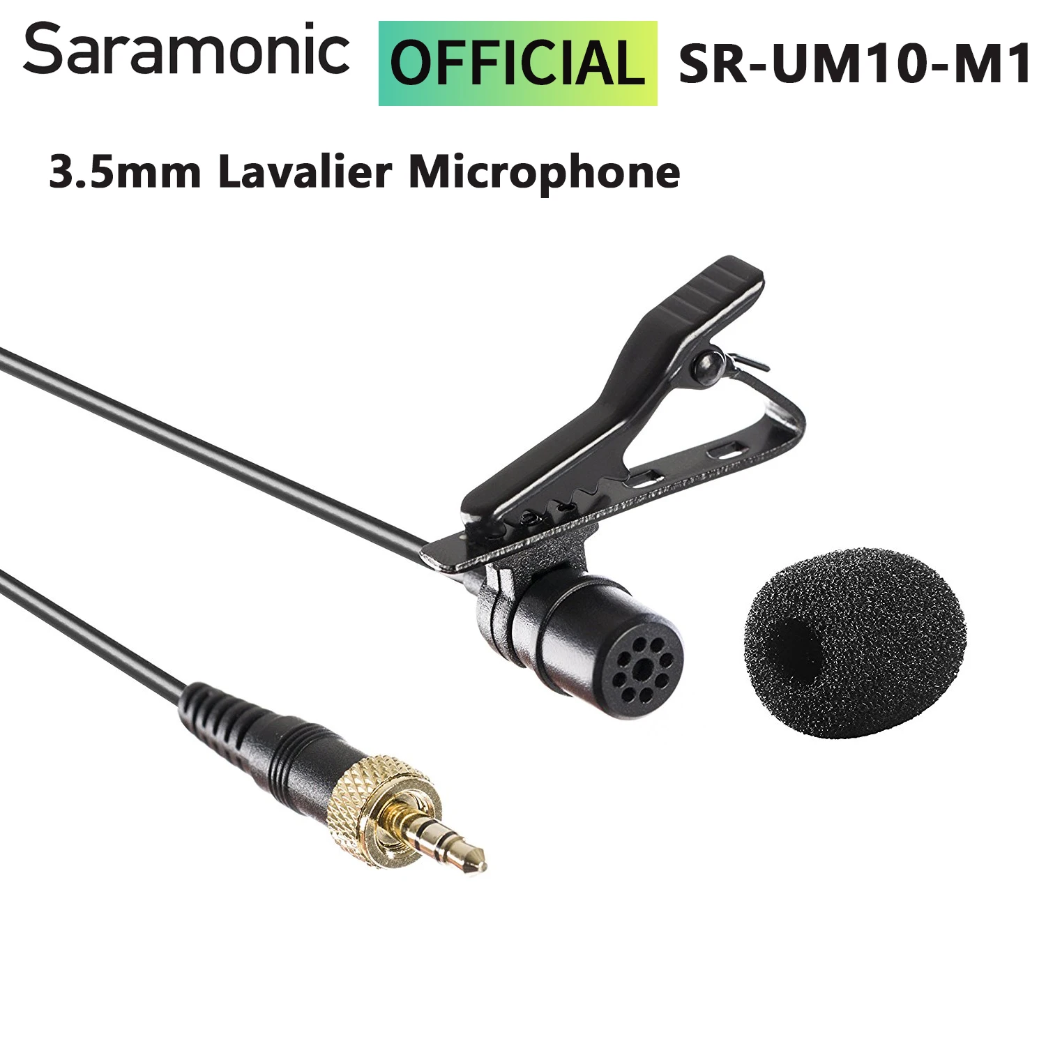 Saramonic SR-UM10-M1 Lavalier Lapel Microphone with Locking 1/8″ (3.5mm) TRS Male for DSLR Camera Camcorder Wireless Mic Youtube
Saramonic SR-UM10-M1 Lavalier Lapel Microphone with Locking 1/8″ (3.5mm) TRS Male for DSLR Camera Camcorder Wireless Mic Youtube