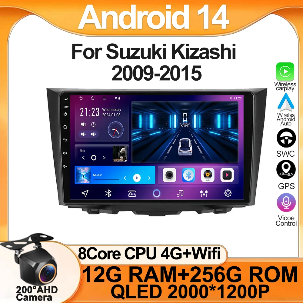 For Suzuki Kizashi 2009-2015 Car Radio Player Car Carplay Screen Autoradio Mirror Link Car Intelligent Systems Touch Screen RDS
For Suzuki Kizashi 2009-2015 Car Radio Player Car Carplay Screen Autoradio Mirror Link Car Intelligent Systems Touch Screen RDS