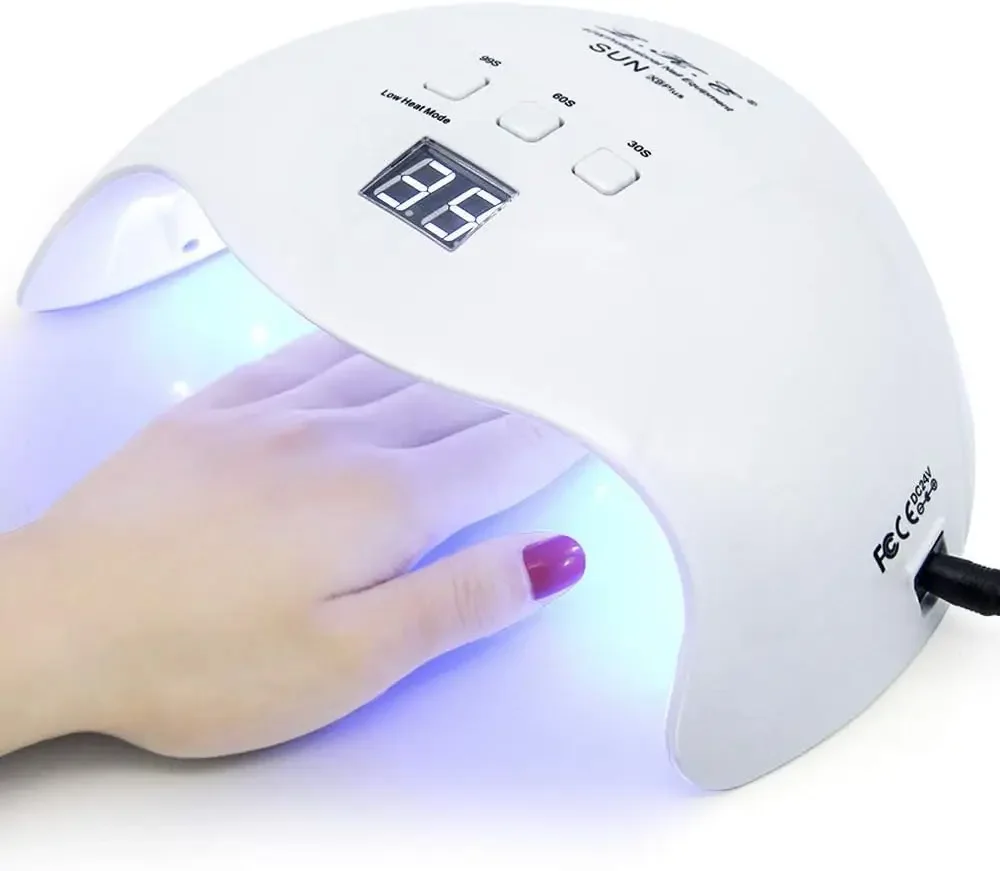 40W UV LED Nail Lamp with 3 Timers, Smart Sensor & LCD Screen, Fast Curing for Gel Polish - Home & Salon Use
40W UV LED Nail Lamp with 3 Timers, Smart Sensor & LCD Screen, Fast Curing for Gel Polish - Home & Salon Use