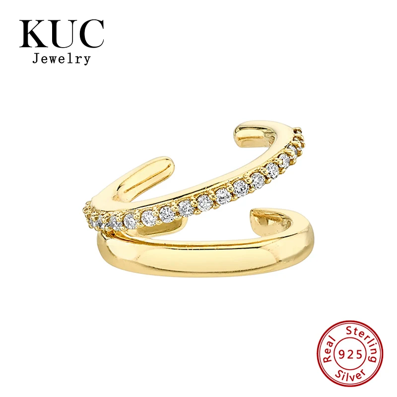 Light Luxury Fashion 925 Sterling Silver Minimalist Trendy Double-deck Hollow Out Zircon Ear Cuff Fine Jewelry Earrings for Girl
Light Luxury Fashion 925 Sterling Silver Minimalist Trendy Double-deck Hollow Out Zircon Ear Cuff Fine Jewelry Earrings for Girl