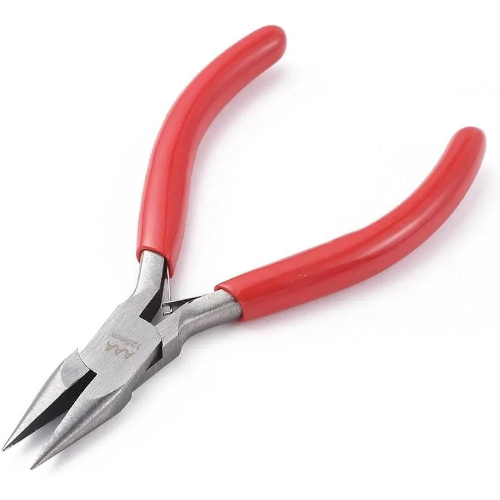 5.3 Inches Chain Nose Pliers For Jewelry Making with red handle short chain nose plierPrecision Tool for Jewelry Making
5.3 Inches Chain Nose Pliers For Jewelry Making with red handle short chain nose plierPrecision Tool for Jewelry Making
