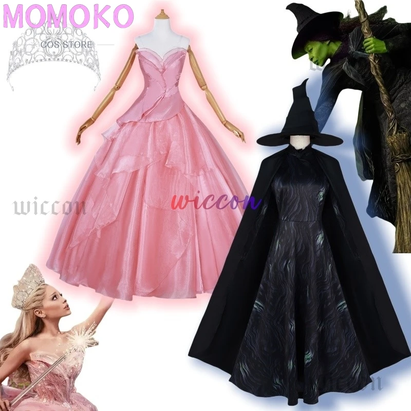 Wicked Glinda Cosplay Costume Disguise Elphaba Cosplay Women Pink Dress Crown Halloween Carnival Party Outfits Suit FilmStyle
Wicked Glinda Cosplay Costume Disguise Elphaba Cosplay Women Pink Dress Crown Halloween Carnival Party Outfits Suit FilmStyle