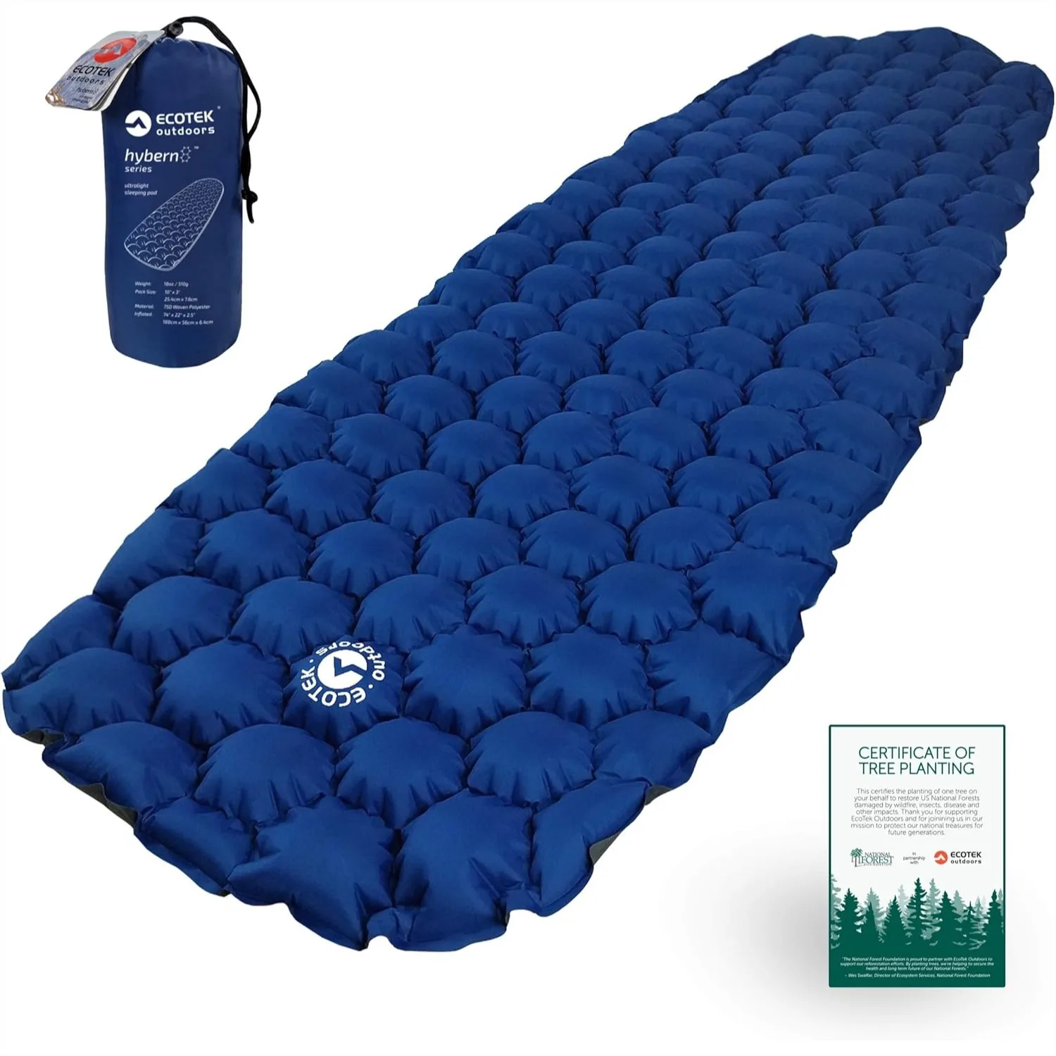 Ultralight Inflatable Sleeping Pad with FlexCell Honeycomb Design, Easy to Inflate, Comfortable for Side Sleepers, Hammock
Ultralight Inflatable Sleeping Pad with FlexCell Honeycomb Design, Easy to Inflate, Comfortable for Side Sleepers, Hammock