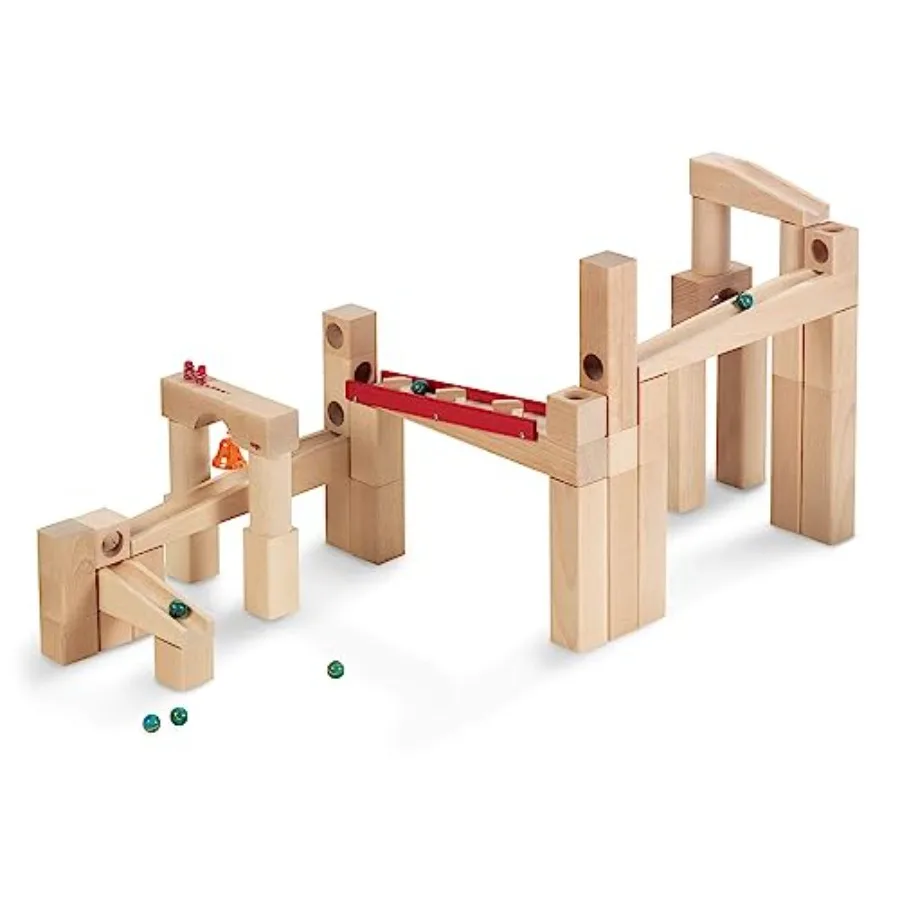 Educational Wooden Marble Run Ball Track Set for 4-10 Year Olds: Natural Wood Brown STEM Learning Building Fun with 42-Piece Ma
Educational Wooden Marble Run Ball Track Set for 4-10 Year Olds: Natural Wood Brown STEM Learning Building Fun with 42-Piece Ma