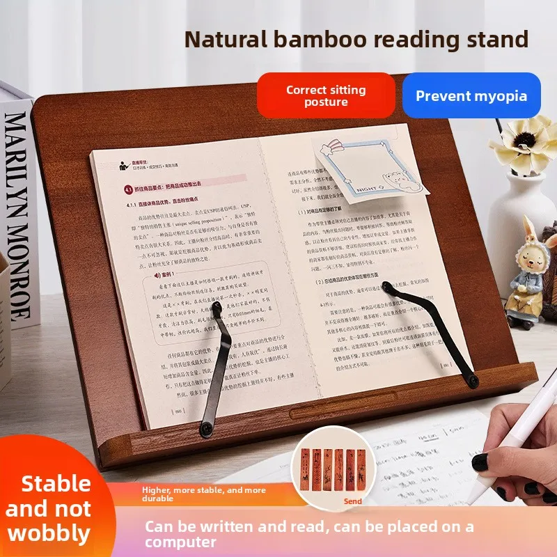 Reading Stand Bamboo Bookshelf Calligraphy Post Student Reading Reading Artifact IPad Tablet Artifact Desktop Bookstand 2026
Reading Stand Bamboo Bookshelf Calligraphy Post Student Reading Reading Artifact IPad Tablet Artifact Desktop Bookstand 2026