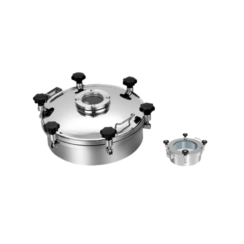 DONJOY Stainless Steel View Hole Cover Sanitary Man Hole Stainless Steel Manhole Cover With Sight Glass
DONJOY Stainless Steel View Hole Cover Sanitary Man Hole Stainless Steel Manhole Cover With Sight Glass