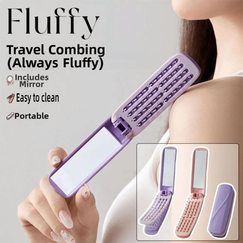 Gifts Self-cleaning Folding Pocket Mirror Comb with Mirror Portable Mini Massage Hair Brush Hair Comb Essential for Travel
Gifts Self-cleaning Folding Pocket Mirror Comb with Mirror Portable Mini Massage Hair Brush Hair Comb Essential for Travel