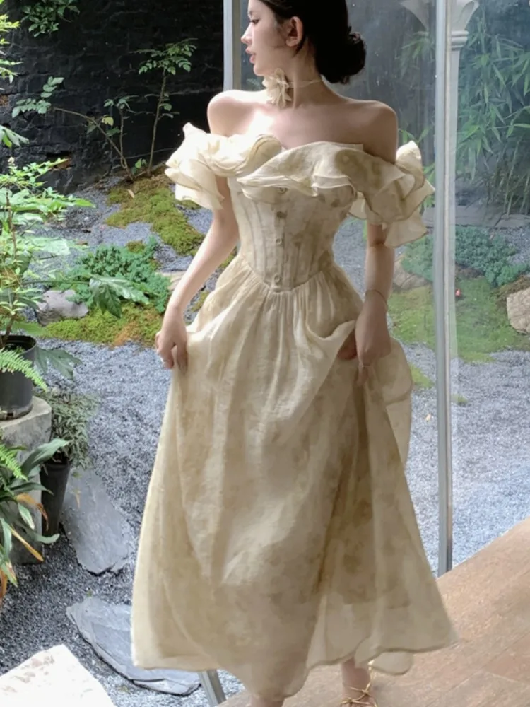 Women Fashion Elegant Casual Party Dress Vintage Chic A-Line Prom Birthday Dresses Female Clothes Robe Wedding Vestidos New
Women Fashion Elegant Casual Party Dress Vintage Chic A-Line Prom Birthday Dresses Female Clothes Robe Wedding Vestidos New