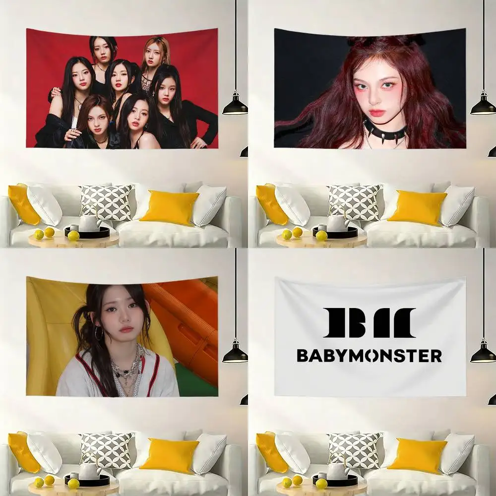 CHOOM B-Babymonster RAMI RORA CHIQUITA Flag Outdoor Decorations for Bedrooms Home Decor Items Decoration Banners
CHOOM B-Babymonster RAMI RORA CHIQUITA Flag Outdoor Decorations for Bedrooms Home Decor Items Decoration Banners