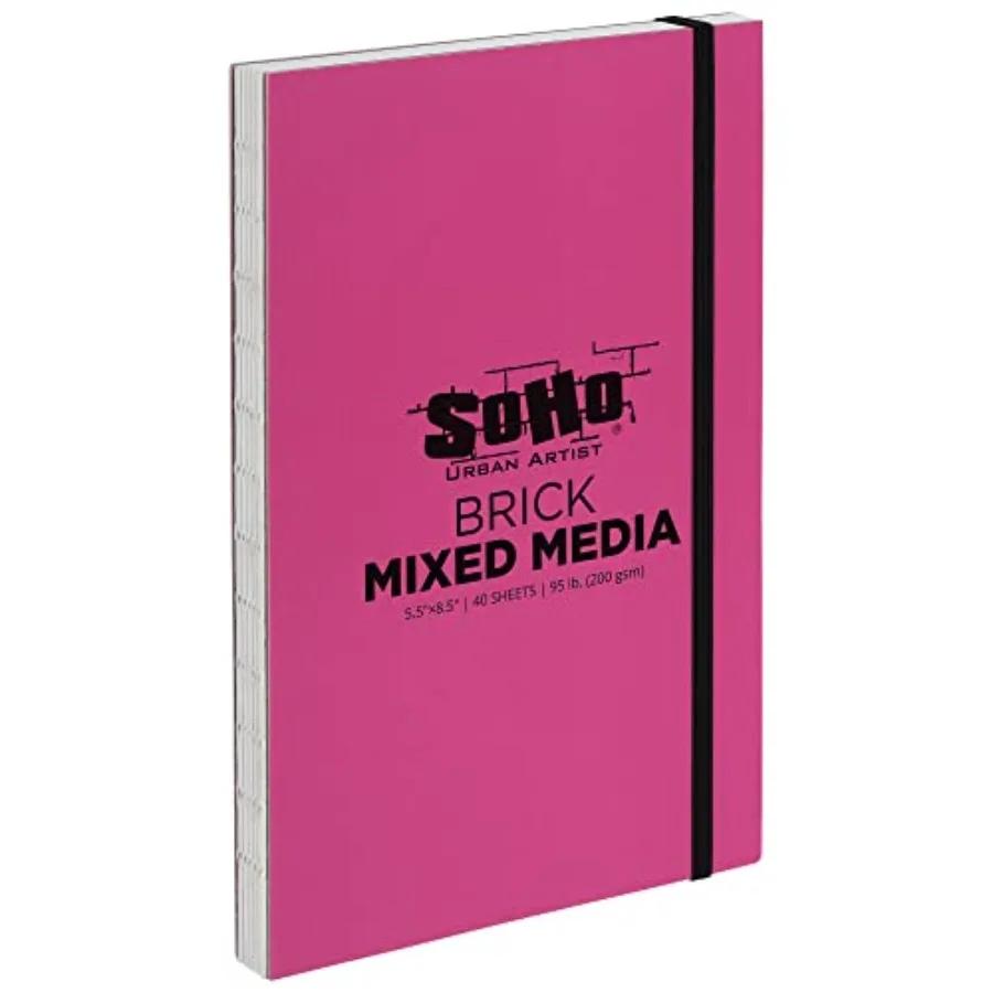 Brick Sketchbook Journals, 20 Pack, for Sketching, Drawing, Colored Pencils, Graphite, and More - Mixed Media 5.5"x8.5" 200 GSM
Brick Sketchbook Journals, 20 Pack, for Sketching, Drawing, Colored Pencils, Graphite, and More - Mixed Media 5.5"x8.5" 200 GSM