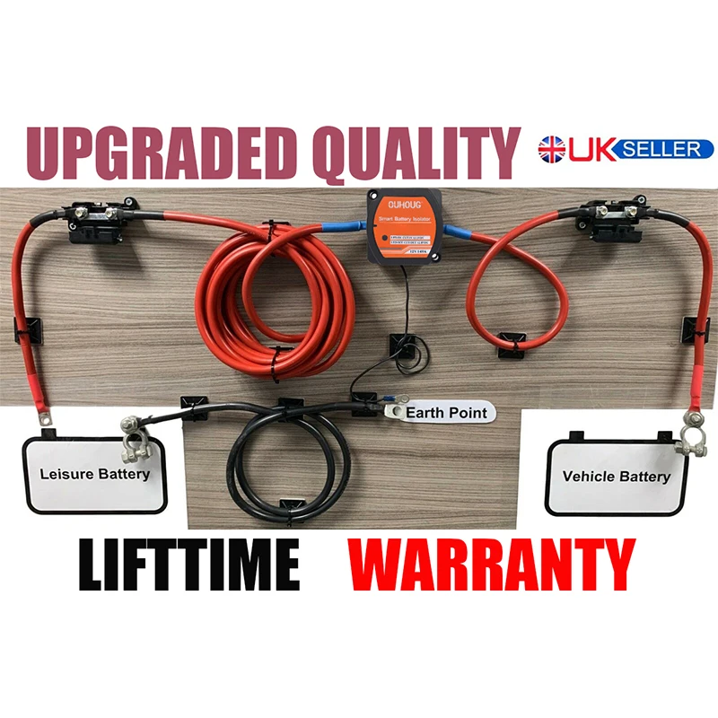 5M Advanced Voltage-Sensitive Shunt Relay Kit 12V Without Voltage Intelligent Dual-Battery Isolator Fuse Boxes Circuit Breakers
5M Advanced Voltage-Sensitive Shunt Relay Kit 12V Without Voltage Intelligent Dual-Battery Isolator Fuse Boxes Circuit Breakers