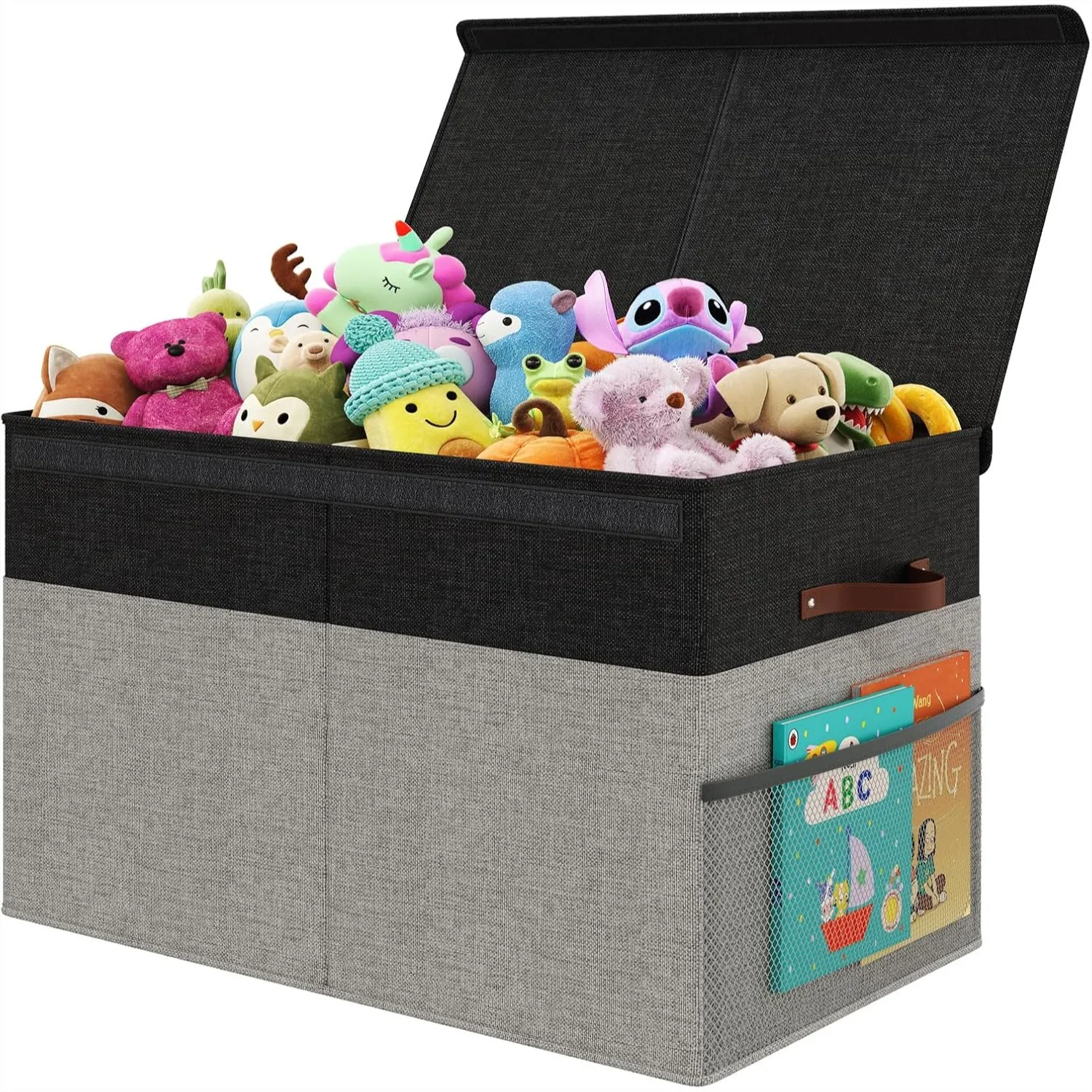 Toy Storage Box with Lid, Foldable Organizer with Divider for Kids Playroom Nursery Bedroom (25x13x16 Inches)
Toy Storage Box with Lid, Foldable Organizer with Divider for Kids Playroom Nursery Bedroom (25x13x16 Inches)