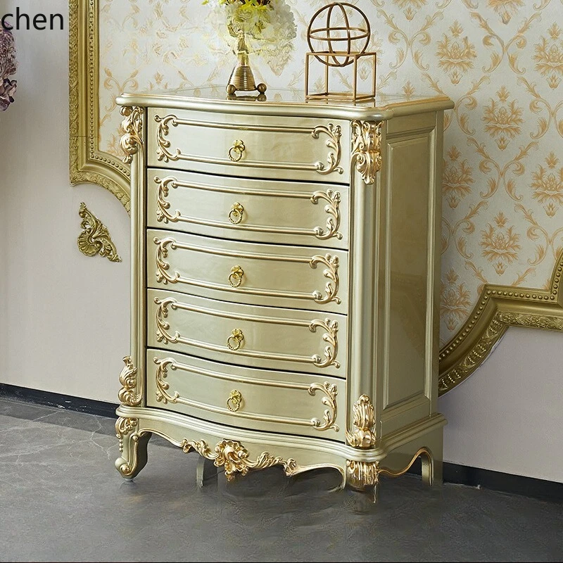 HTT chest luxury bedroom living room solid wood carving flower storage drawing gold and silver storage TV side cabinet
HTT chest luxury bedroom living room solid wood carving flower storage drawing gold and silver storage TV side cabinet