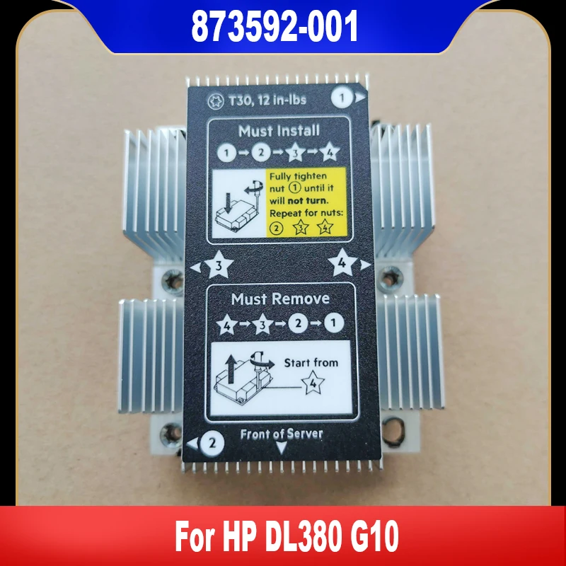 873592-001 875070-001 839274-001 New Original For HP DL380 G10 Gen10 Server Heatsink Radiator
873592-001 875070-001 839274-001 New Original For HP DL380 G10 Gen10 Server Heatsink Radiator