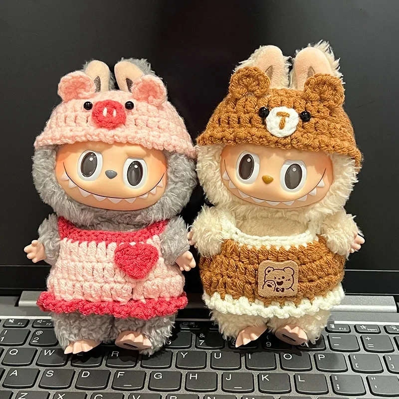 Adorable Crochet Outfit Set With Colorful Cute Styles Hats Dresses And Accessories For 15/17cm Labubu Dolls 1st - 3rd Generation
Adorable Crochet Outfit Set With Colorful Cute Styles Hats Dresses And Accessories For 15/17cm Labubu Dolls 1st - 3rd Generation