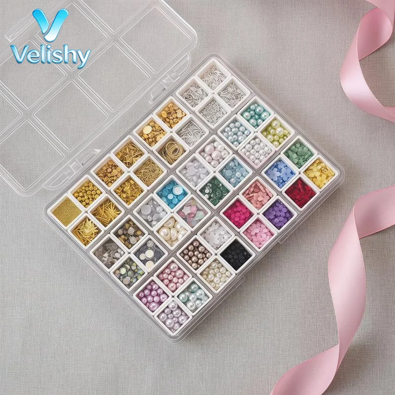 48 Grids Transparent Plastic Nail Accessories Storage Box Compartment Organize Jewelry Earring Bead Container Nail Art Tools
48 Grids Transparent Plastic Nail Accessories Storage Box Compartment Organize Jewelry Earring Bead Container Nail Art Tools