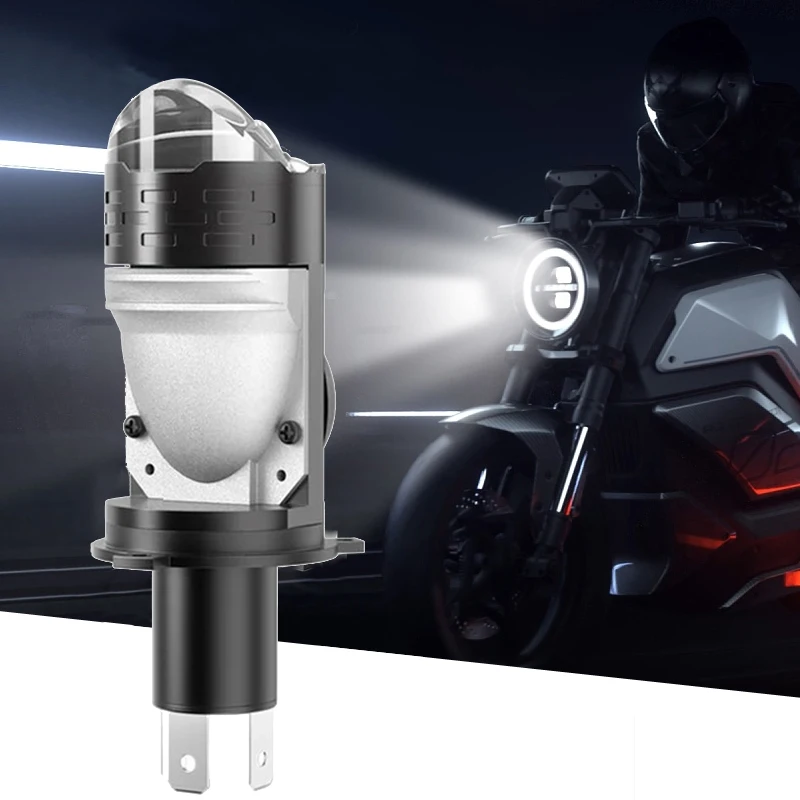 Super bright car high power LED lens headlight H4/Plug-in motorcycle headlight modified car light
Super bright car high power LED lens headlight H4/Plug-in motorcycle headlight modified car light