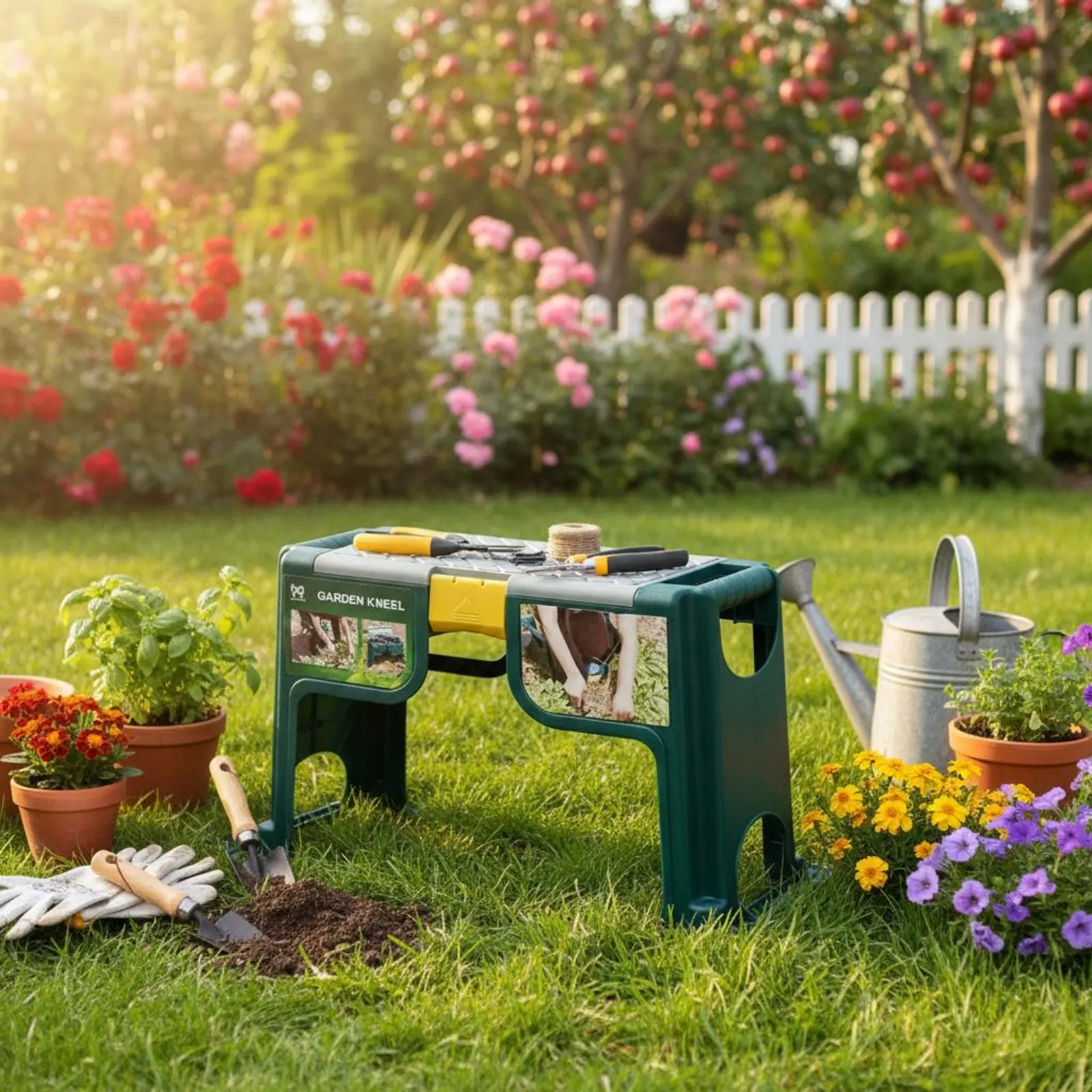 Folding Garden Kneeler Ribbed Top Foldable Garden Kneeler Plastic Kneeling Bench Yellow Latch Rounded Corners
Folding Garden Kneeler Ribbed Top Foldable Garden Kneeler Plastic Kneeling Bench Yellow Latch Rounded Corners