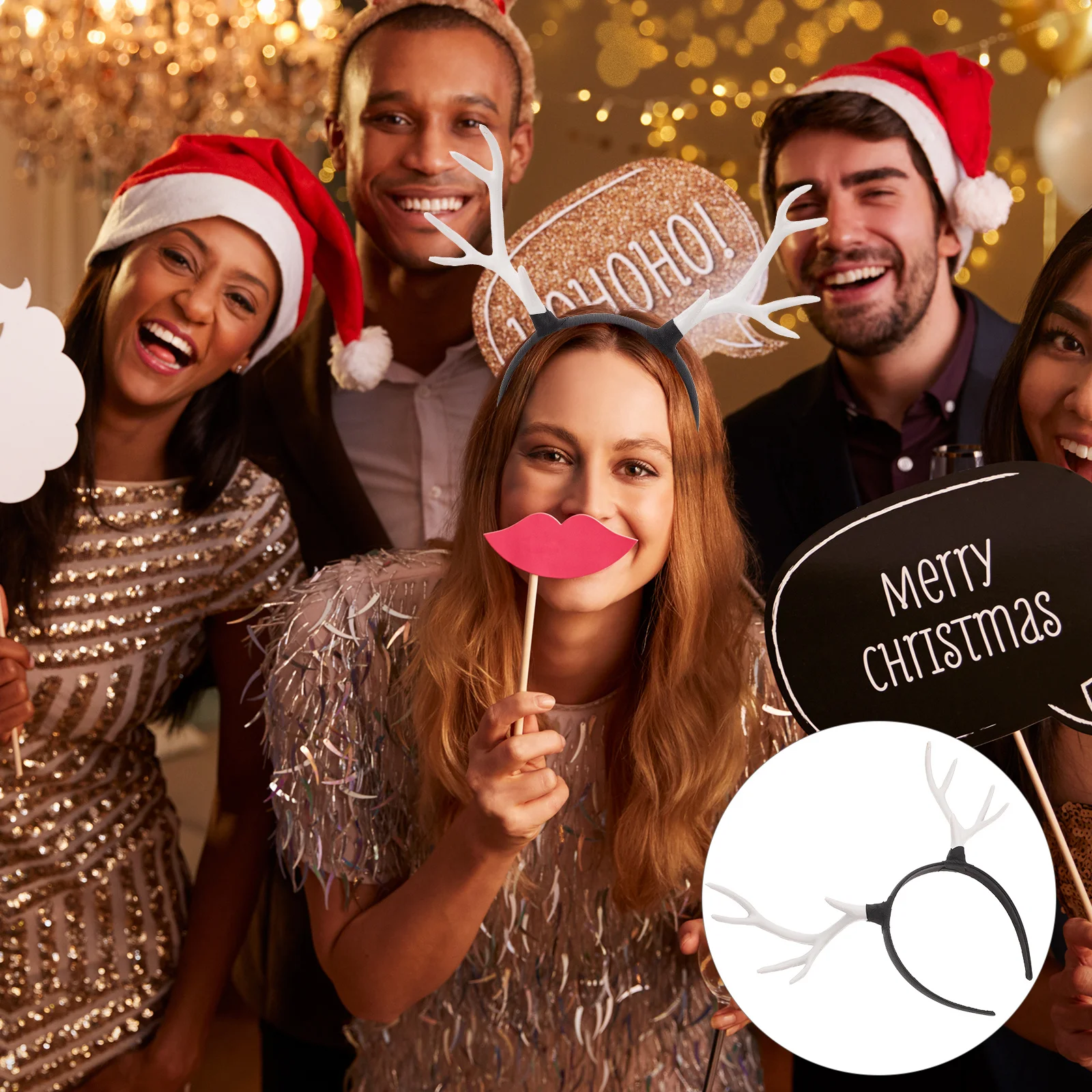 Adorable Xmas Headband Reindeer Antler Female Hair Accessory Xmas Hair Decor Party Headdress Christmas Supply Party Headdress
Adorable Xmas Headband Reindeer Antler Female Hair Accessory Xmas Hair Decor Party Headdress Christmas Supply Party Headdress