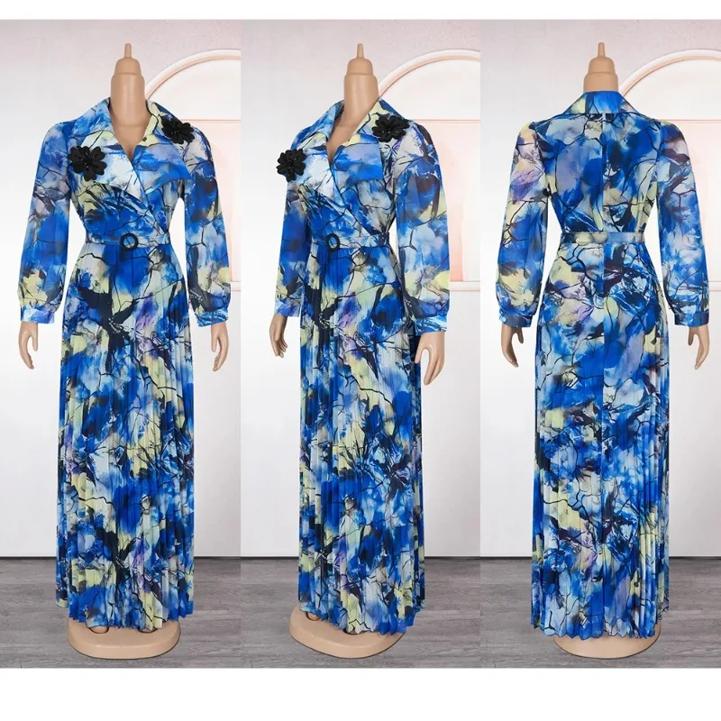 2025 New Fashion African Maxi Dresses For Women Plus Size Africa Elegant Kaftan Muslim Evening Party Chiffon Pleated Dress
2025 New Fashion African Maxi Dresses For Women Plus Size Africa Elegant Kaftan Muslim Evening Party Chiffon Pleated Dress