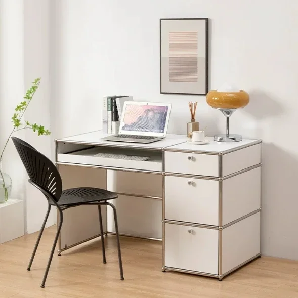Computer desk Desktop Home study table Internet celebrity Bedroom writing Rectangle stainless steel modern
Computer desk Desktop Home study table Internet celebrity Bedroom writing Rectangle stainless steel modern