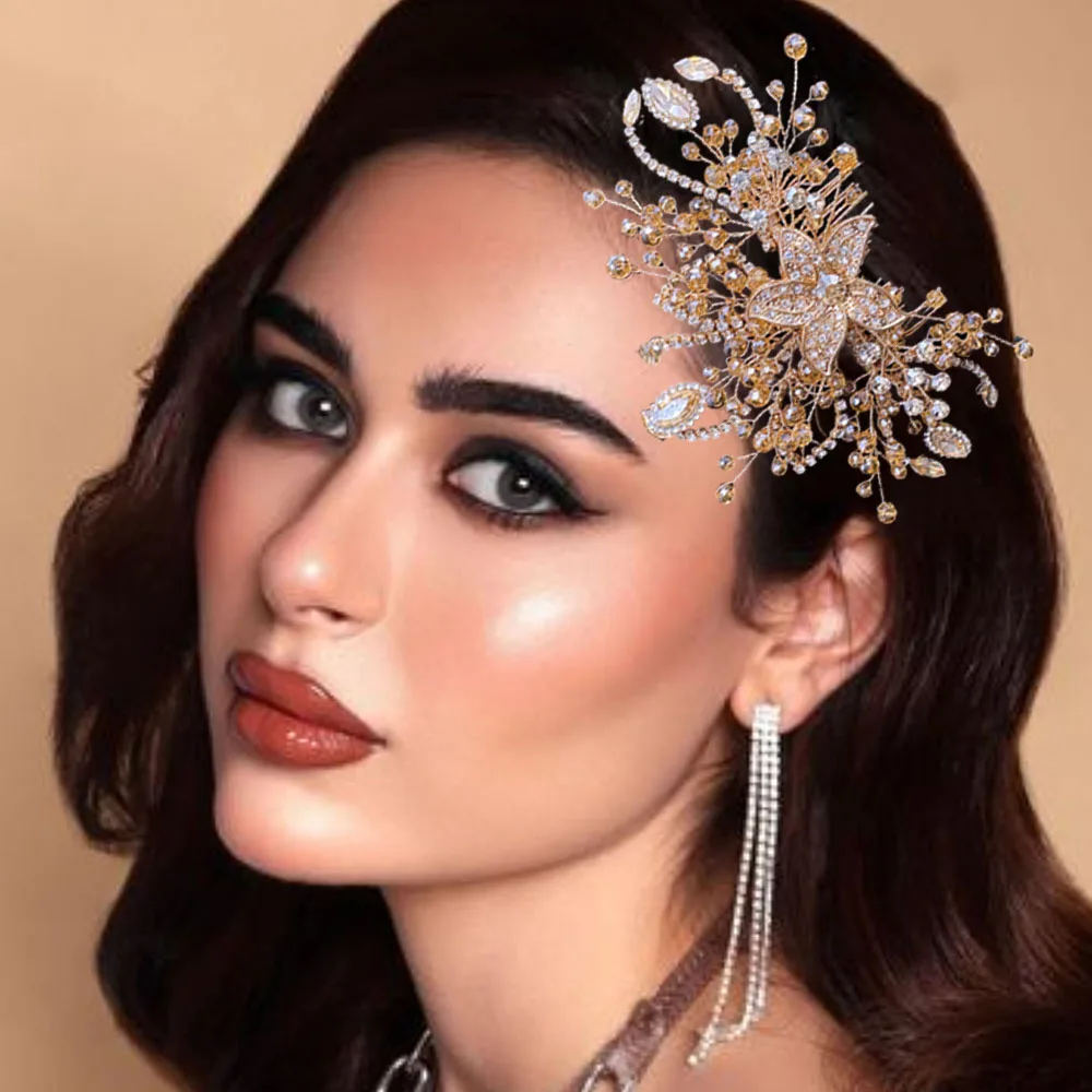 DZ290 Classical Women's Hair Accessories Rhinestone Welding Shaped Hair Comb Wedding Styling Headpieces Bridal Headdresses
DZ290 Classical Women's Hair Accessories Rhinestone Welding Shaped Hair Comb Wedding Styling Headpieces Bridal Headdresses