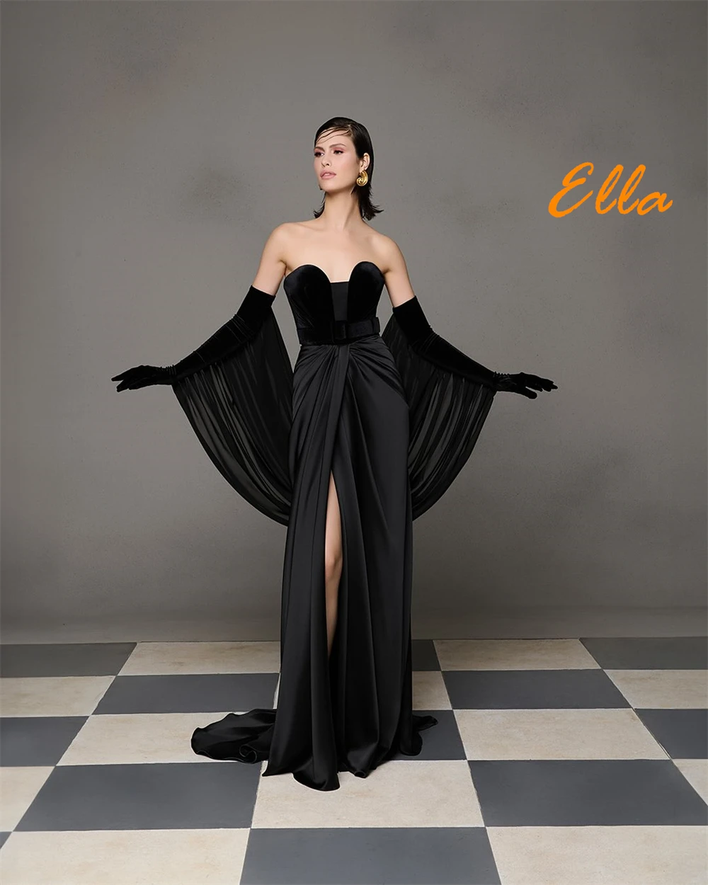 Customized Simple Black Satin Evening Dress Formal Strapless Sleeveless Homecoming Dresses Luxury Special Occasion Gowns
Customized Simple Black Satin Evening Dress Formal Strapless Sleeveless Homecoming Dresses Luxury Special Occasion Gowns