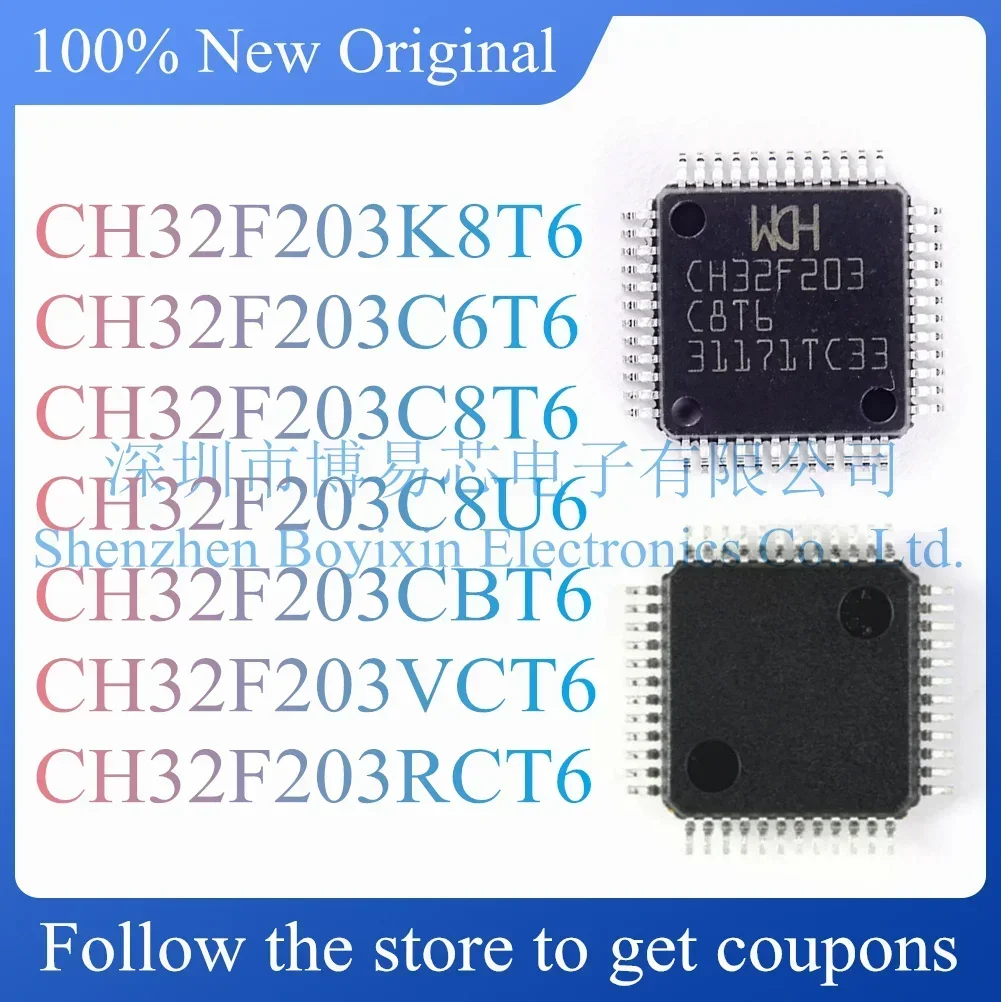 CH32F203C8T6 CH32F203C6T6 CH32F203K8T6 CH32F203CBT6 CH32F203RCT6 CH32F203VCT6 Test board CH32F203C8U6
CH32F203C8T6 CH32F203C6T6 CH32F203K8T6 CH32F203CBT6 CH32F203RCT6 CH32F203VCT6 Test board CH32F203C8U6
