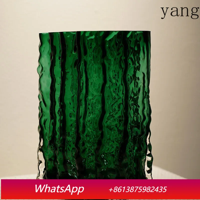 Ice pattern hydroponic glass vase simple vase modern home decoration
Ice pattern hydroponic glass vase simple vase modern home decoration