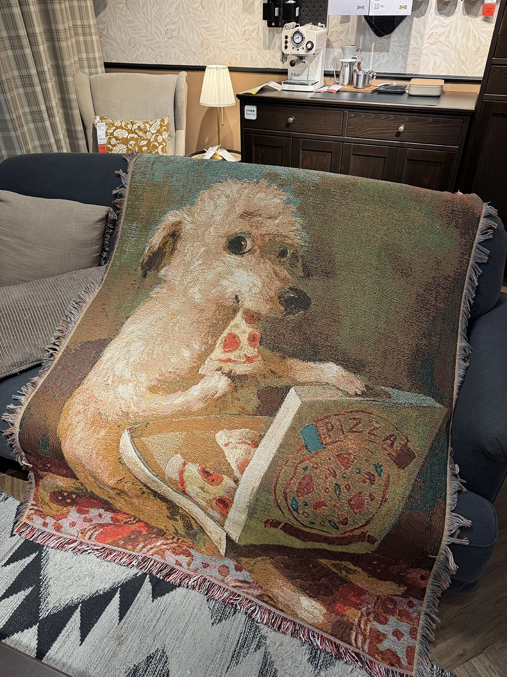 Pizza Doggie Ins Sofa Blanket Cute Wall Hanging Decorative Air Conditioned Room Bedroom Cotton Cartoon Long Rectangle Mat
Pizza Doggie Ins Sofa Blanket Cute Wall Hanging Decorative Air Conditioned Room Bedroom Cotton Cartoon Long Rectangle Mat