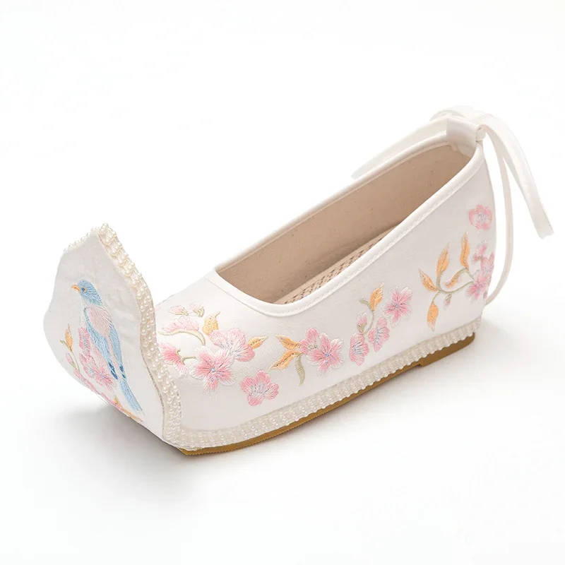 Traditional Chinese Cosplay Hanfu Shoes Women Dress Folk Dance Stage Performance Wedding Floral Casual Embroidered Shoes
Traditional Chinese Cosplay Hanfu Shoes Women Dress Folk Dance Stage Performance Wedding Floral Casual Embroidered Shoes
