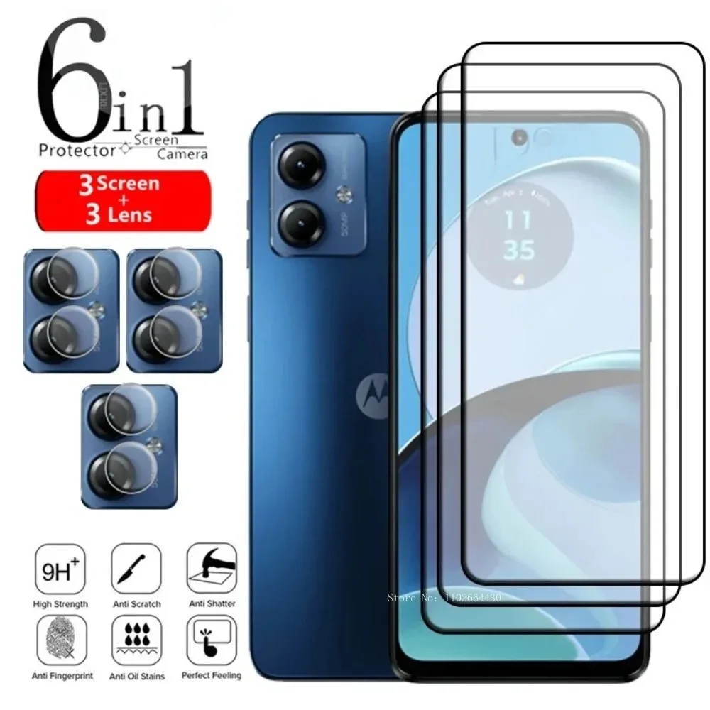 Tempered Glass Film Full Gover For Motorola Moto G15 G15 Power G14 G13 9H Screen Protector 3PCS Tempered Glass +3PCS Lens Glass
Tempered Glass Film Full Gover For Motorola Moto G15 G15 Power G14 G13 9H Screen Protector 3PCS Tempered Glass +3PCS Lens Glass