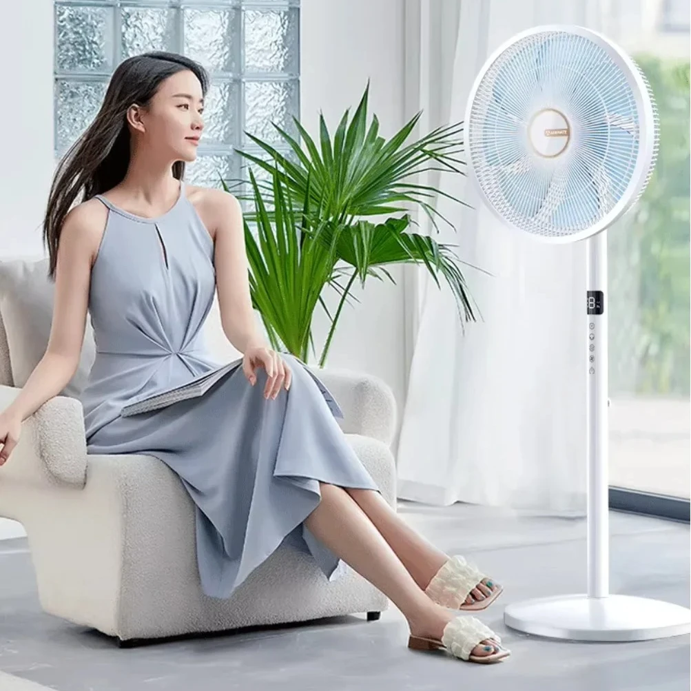 Electric fan floor fan household large wind vertical strong energy saving shaking head desktop seven-leaf electric fan dormitory
Electric fan floor fan household large wind vertical strong energy saving shaking head desktop seven-leaf electric fan dormitory